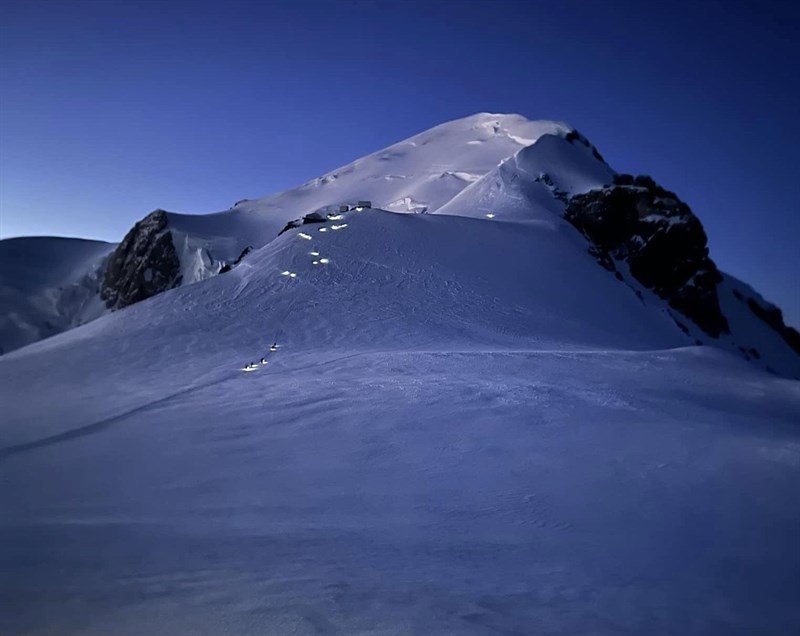 La salita al Monte Bianco