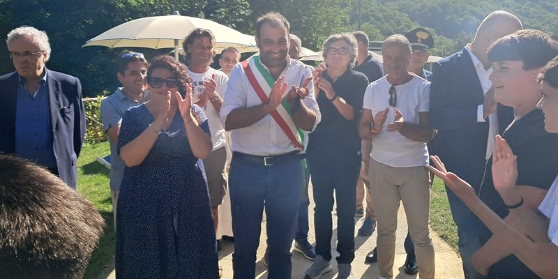 Il momento dell'inaugurazione