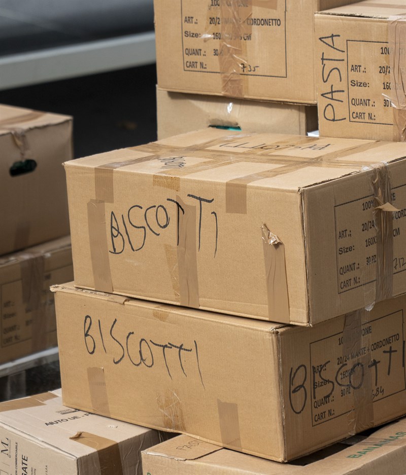 Il caricamento del camion