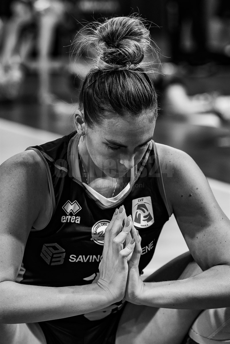 La giocatrice della Savino Del Bene Scandicci Indre Sorokaite.