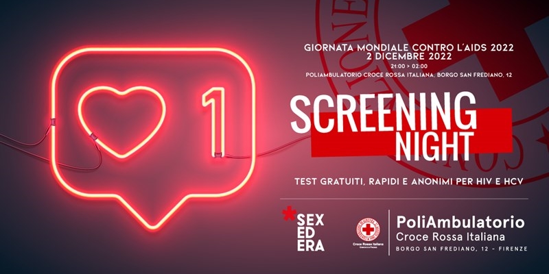 In occasione della giornata mondiale contro l'aids arriva la "Screening night"