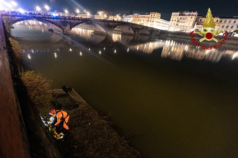 L'intervento dei Vigili del Fuoco