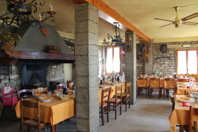 la sala del ristorante