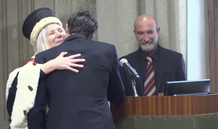 La cerimonia di Roberto Bolle