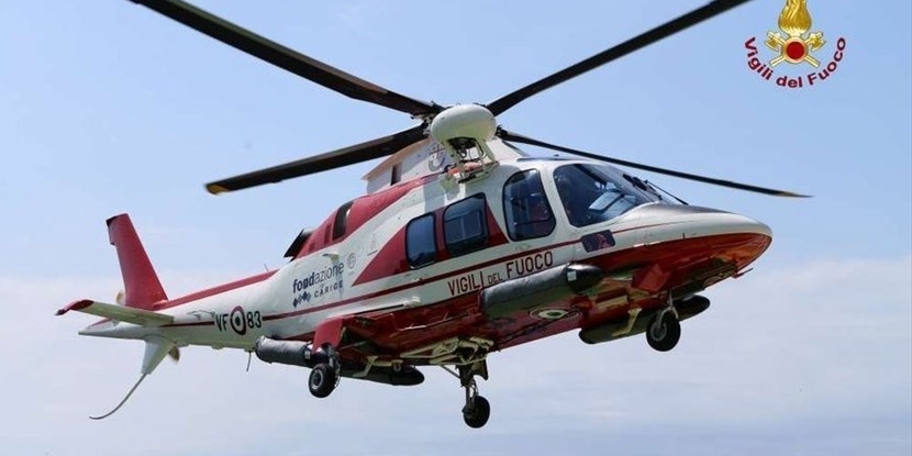 Elicottero Drago Vigili del Fuoco
