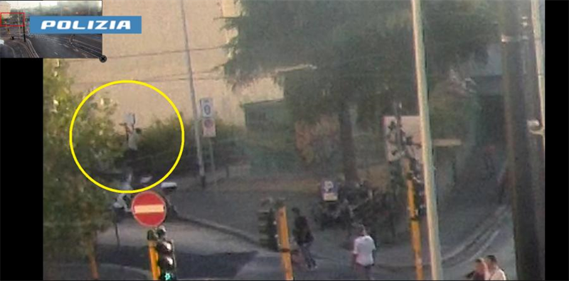 Il filmato della Polizia