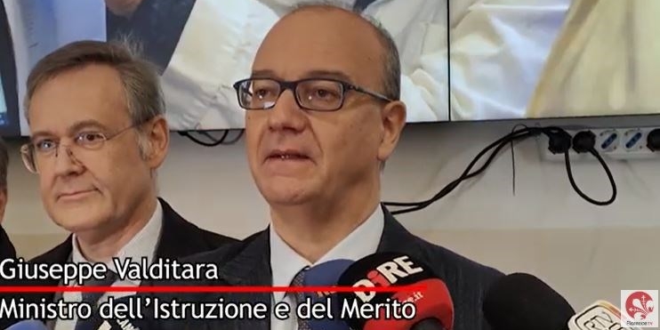 Il Ministro in visita all'istituto agrario