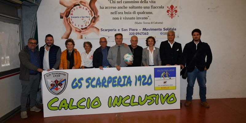 Obiettivo raggiunto all'open day per lo Scarperia Calcio 1920 Calcio Inclusivo