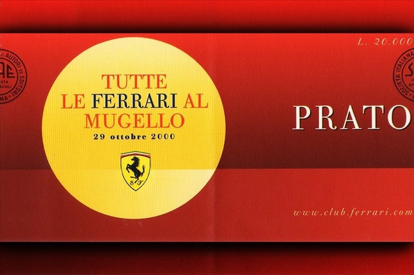 Ottobre 2000. Le Ferrari al Mugello