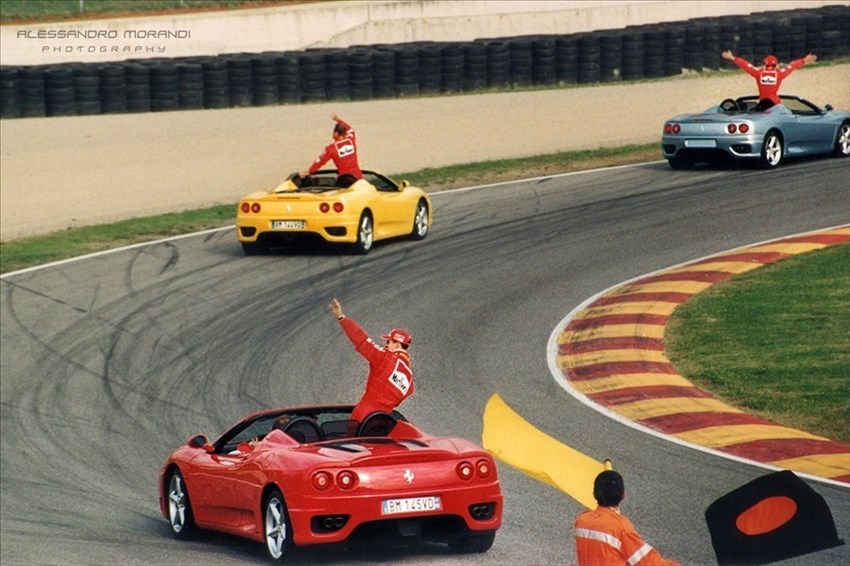 Ottobre 2000. Le Ferrari al Mugello