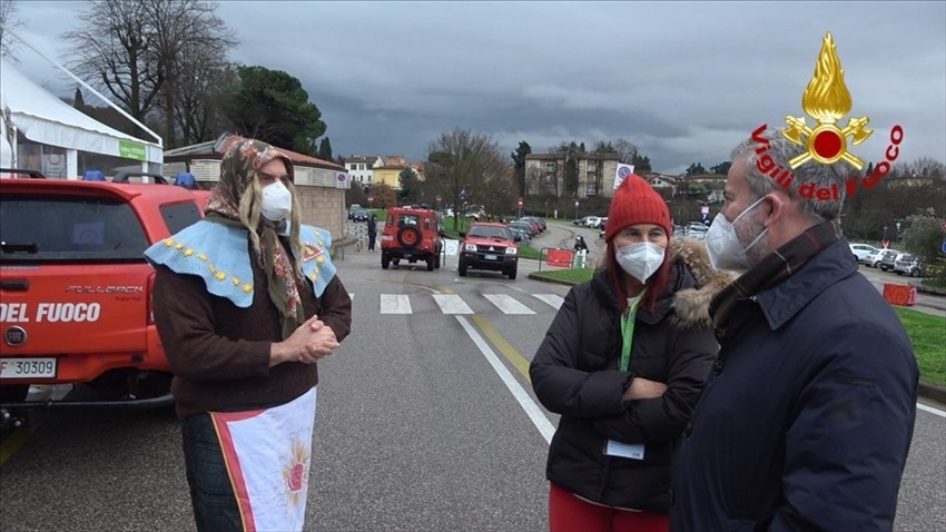 La Befana dei pompieri al Meyer