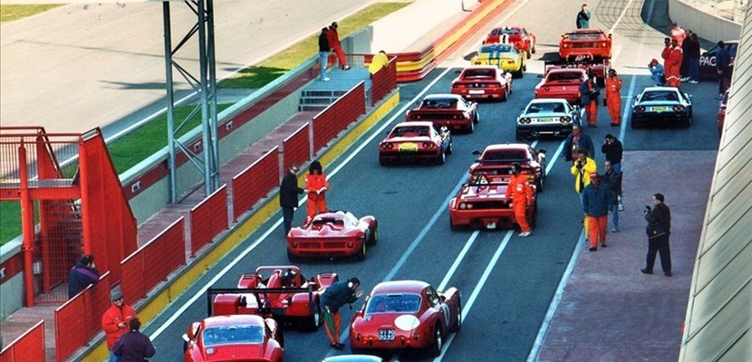 Accadde al Mugello. Ottobre 1994: Ferrari in pista con Alesi e Berger