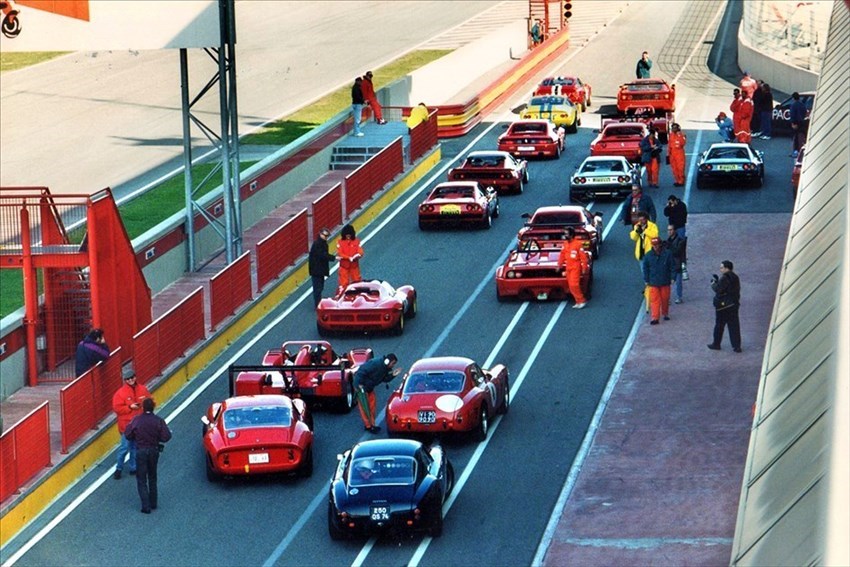 Le Ferrari al Mugello nel 1994