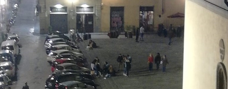 La movida in Piazza Santo Spirito