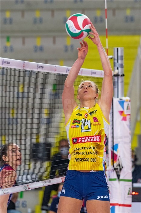 La palleggiatrice dell'Imoco Volley Conegliano Joanna Wolosz (14).