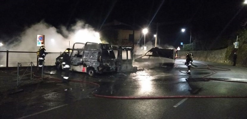 Il rogo di stanotte a San Godenzo