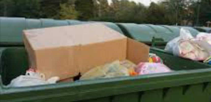 cartoni fuori dai cassonetti