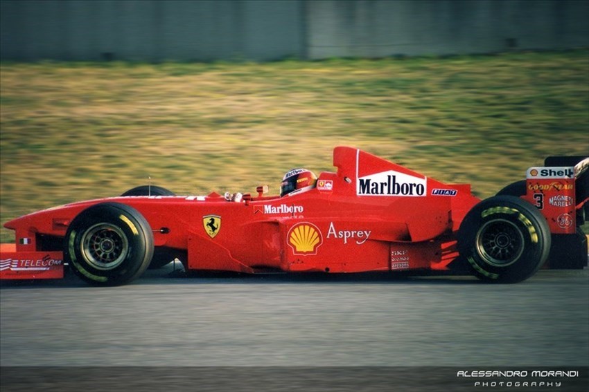 La Ferrari al Mugello nel 1998