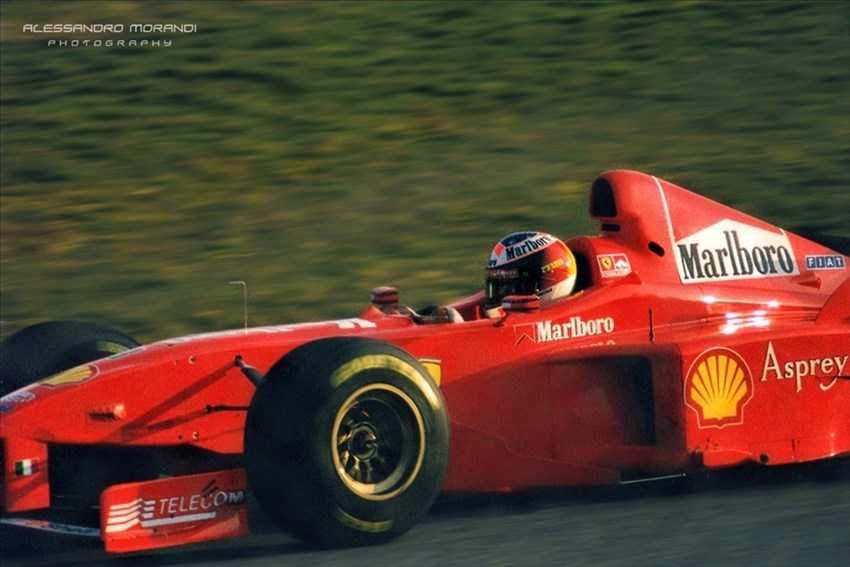 La Ferrari al Mugello nel 1998