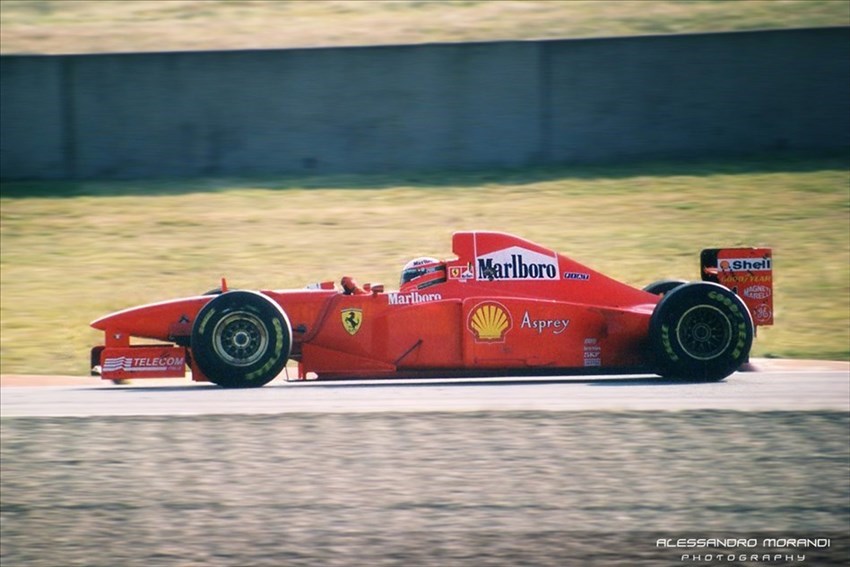 La Ferrari al Mugello nel 1998