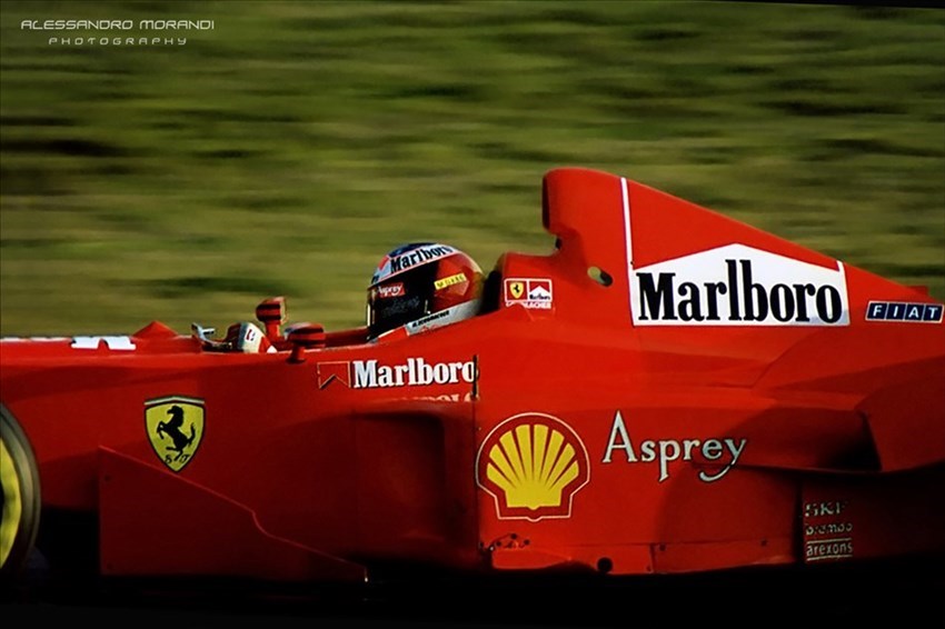 La Ferrari al Mugello nel 1998