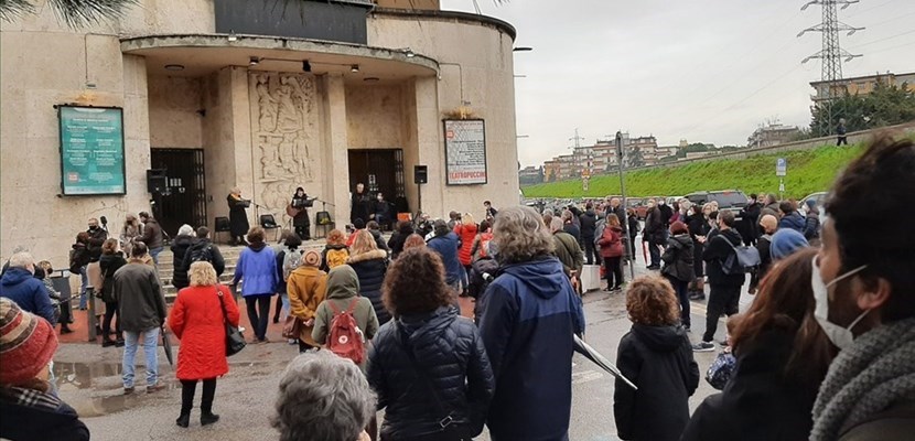 La protesta teatrale