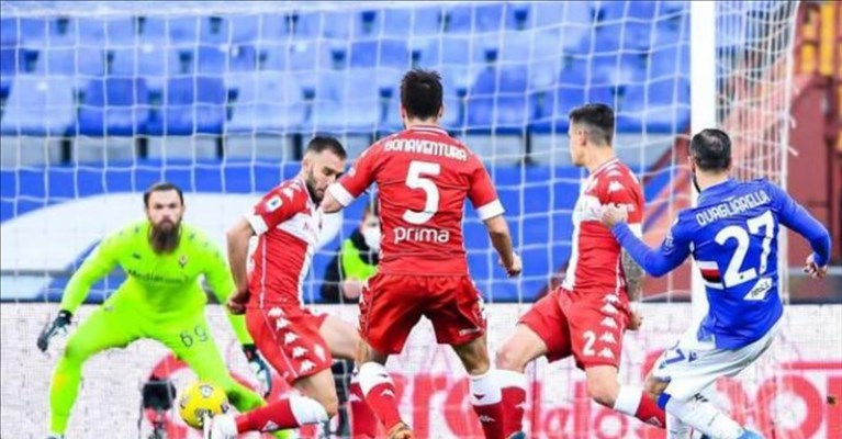 il gol decisivo di Quagliarella