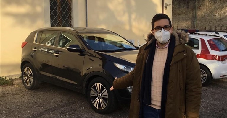 Paolo Gandola e l'auto incriminata