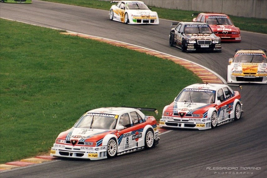 I bolidi in pista nel 1995 al Mugello
