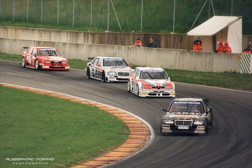 I bolidi in pista nel 1995 al Mugello