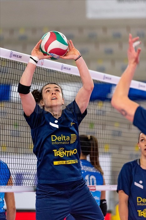 La palleggiatrice della Delta Despar Trentino Maria Irene Ricci (8).