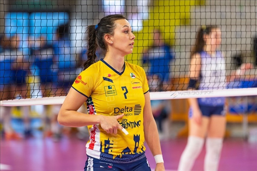 La palleggiatrice della Delta Despar Trentino Maria Luisa Cumino (7).