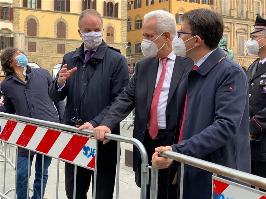 L'inaugurazione di stamani