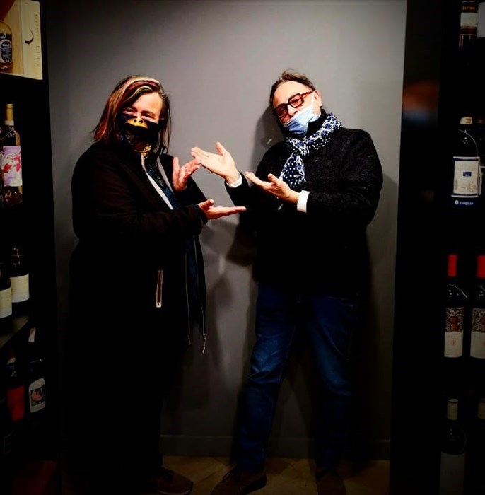 Riccardo Charini con la nostra cronista Nadia Fondelli