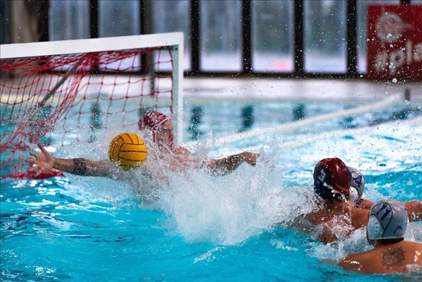 Il portiere della Rari-Nantes Florentia Massimiliano Cicali (1).