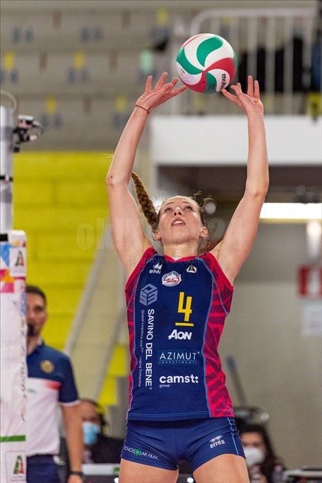 La palleggiatrice della Savino Del Bene Scandicci Ofelia Malinov (4).