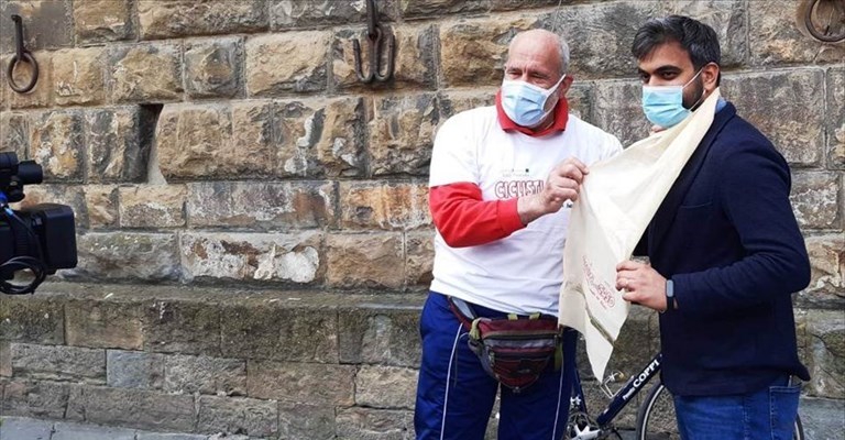 la consegna a Palazzo Vecchio