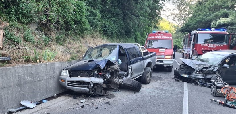 L'incidente di questo pomeriggio a Vaglia