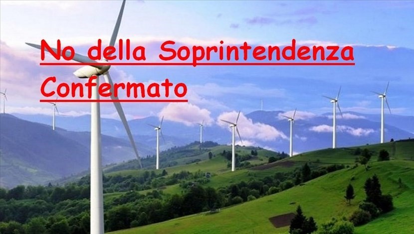 Eolico Mugello. Confermato il No della Soprintendenza