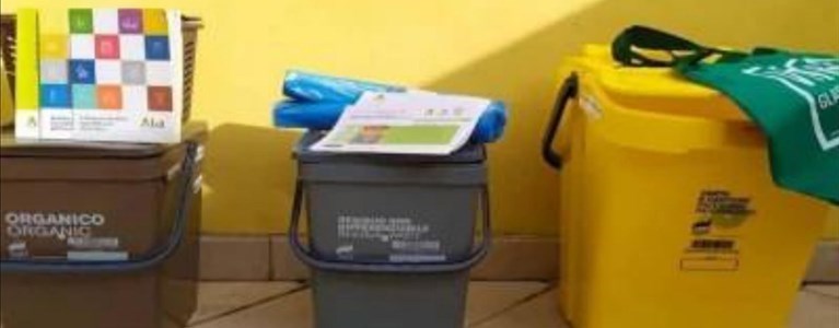 i bidoncini del porta a porta