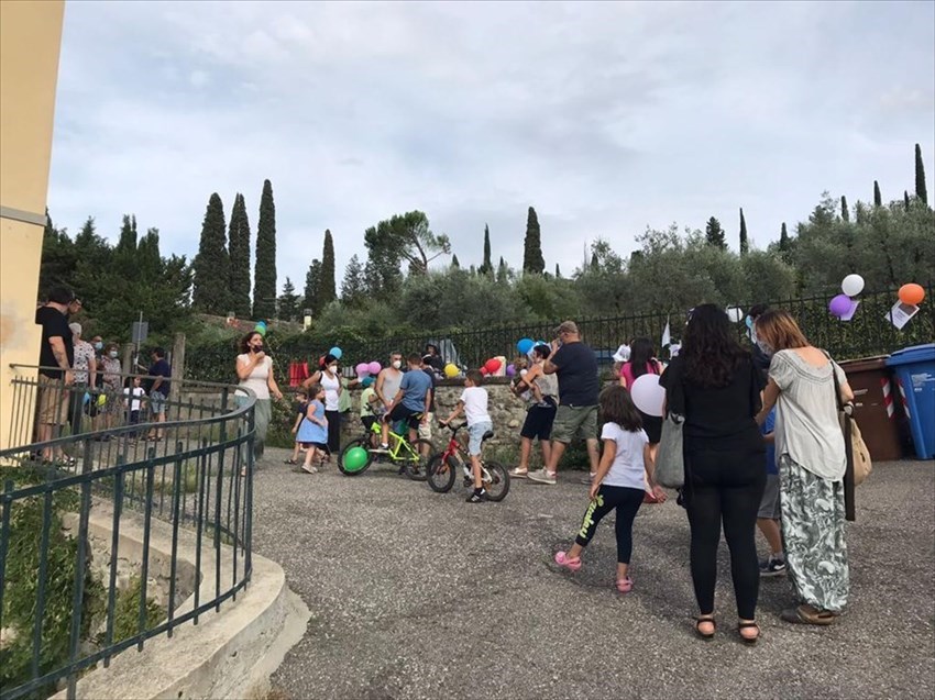 Manifestazione contro la chiusure della Scuola d'Infanzia alle Caldine