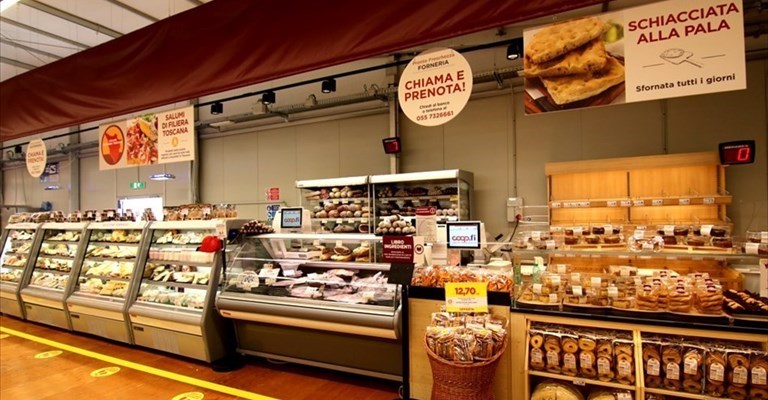 il nuovo negozio temporaneo