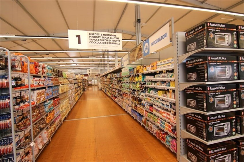 Il nuovo negozio temporaneo.