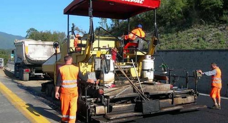 Iniziate le asfaltature sulla Statale 65 della Futa