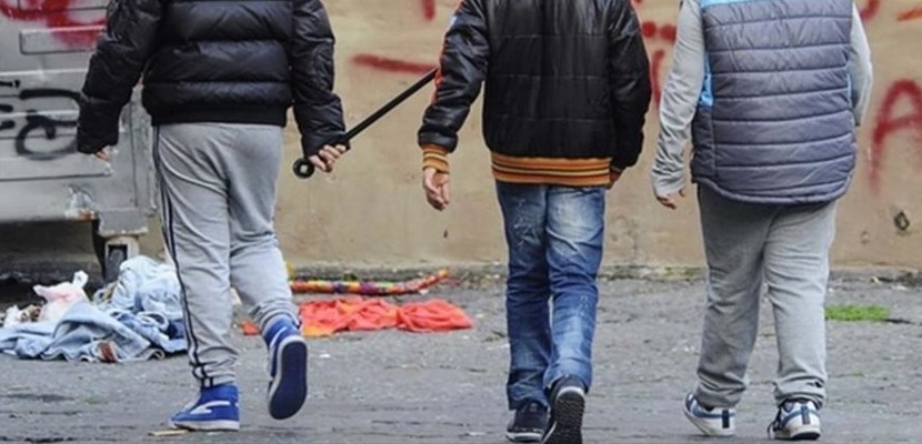 baby gang a Coverciano