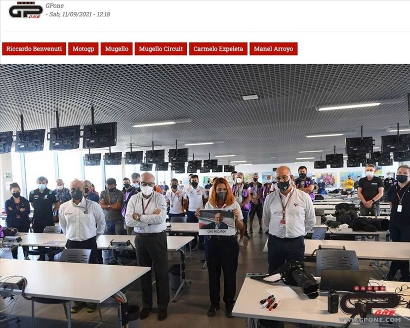 Il saluto della Sala Stampa della MotoGp