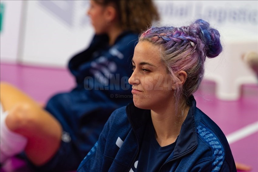 La palleggiatrice della Delta Despar Trentino August Raskie (2).