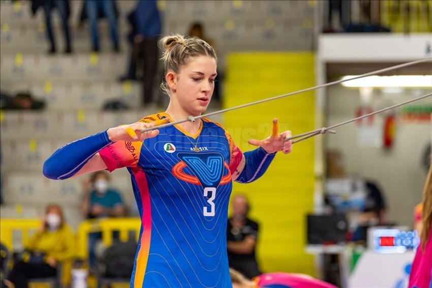 La schiacciatrice della Vero Volley Monza Magdalena Stysiak (3).