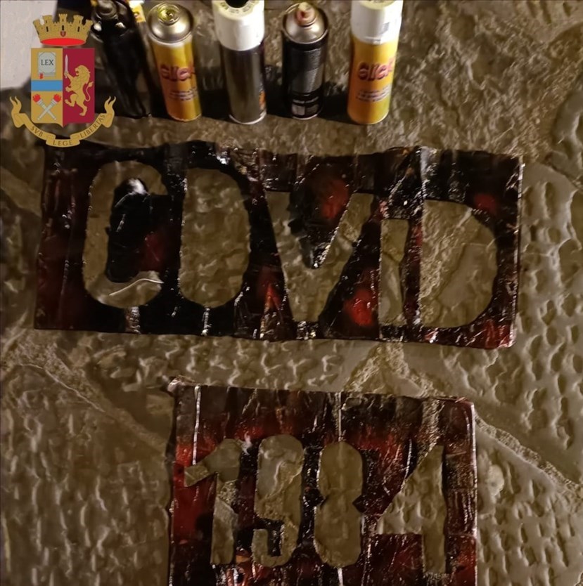 Il materiale sequestrato