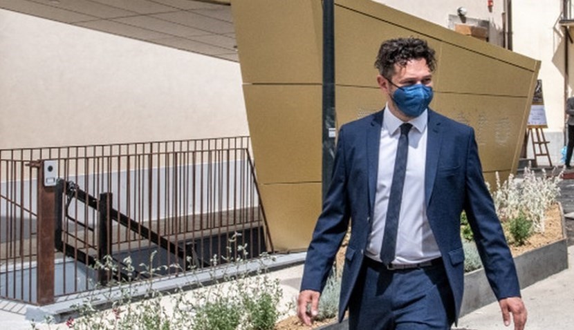 IL sindaco di Marradi, Tommaso Triberti